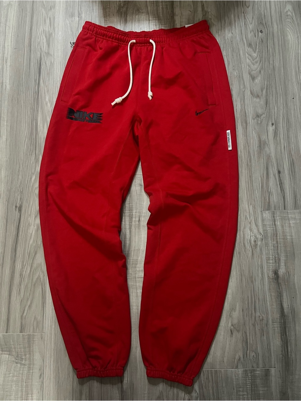 Nike standard issue Men’s Red Fleece Jogger Pants